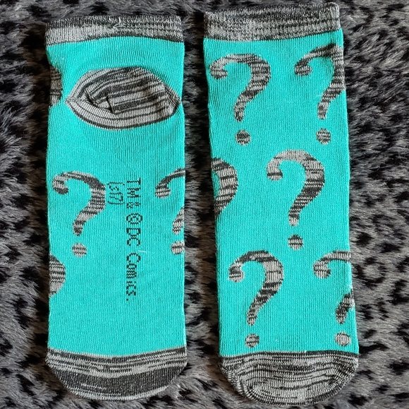 RIDDLER Batman DC Comics Socks - Picture 1 of 1